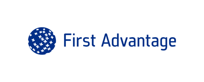 First Advantage logo HR background screening