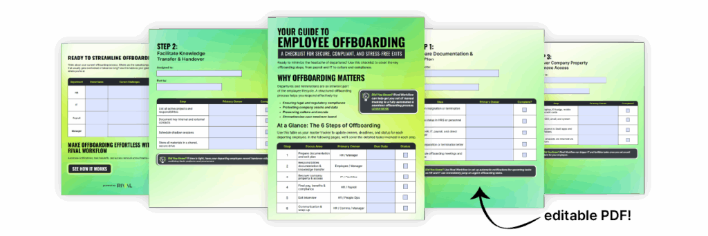 Employee Offboarding Checklist
